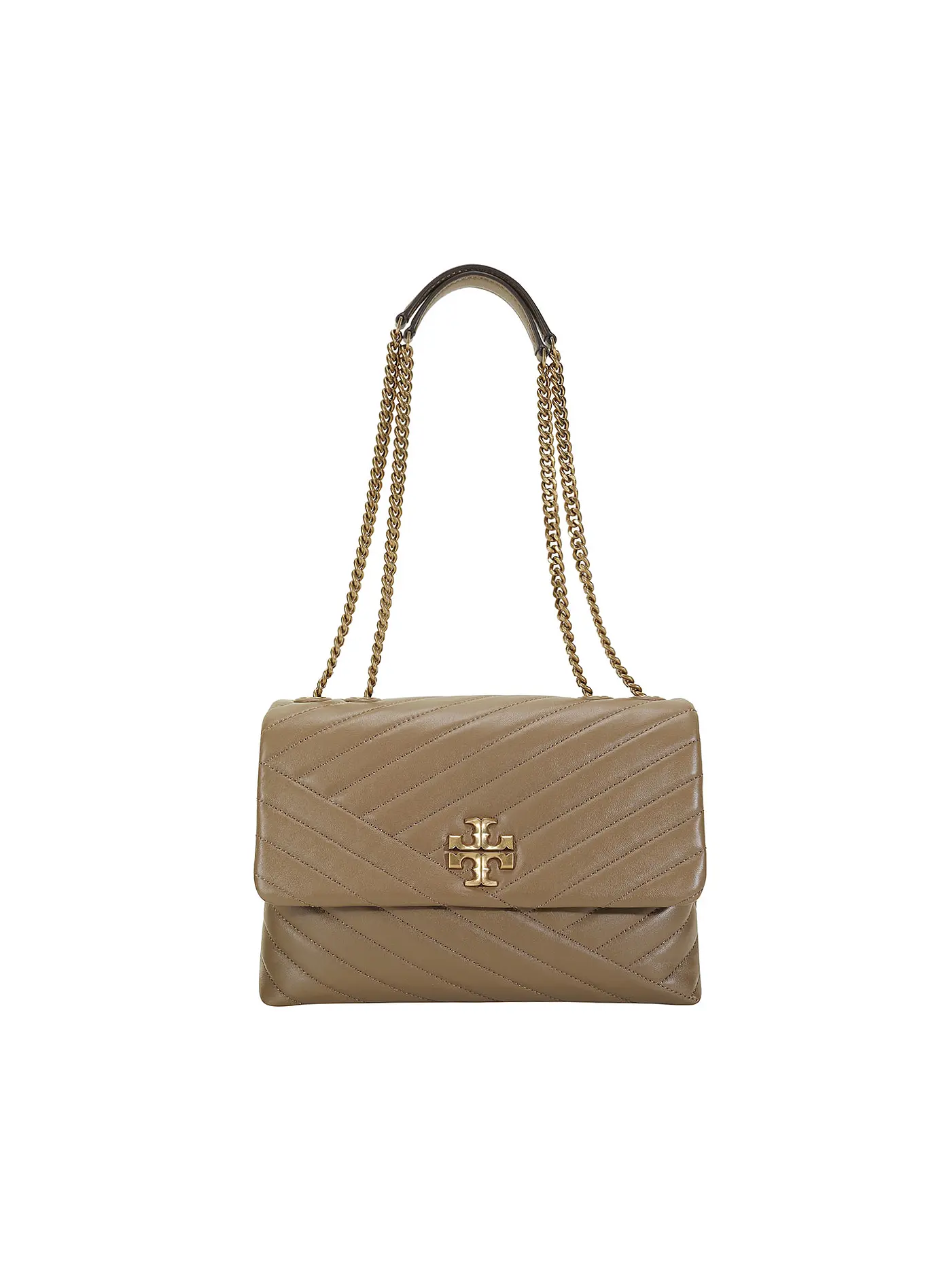 TORY BURCH | Ledertasche - Umhängetasche Kira | beige